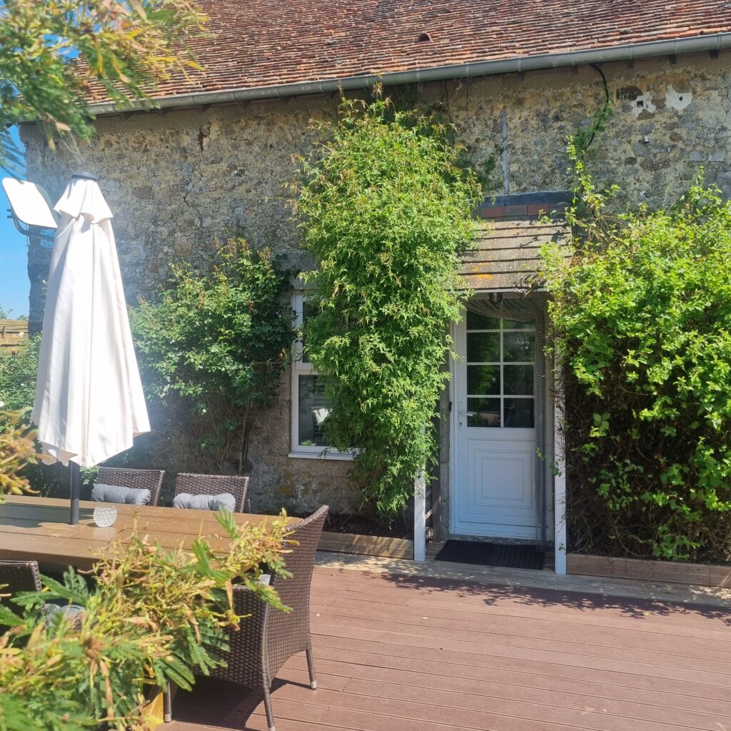 Jackie’s gîte and private terrace